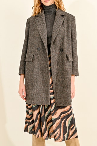 Manteau en laine - Gris - Molly Bracken