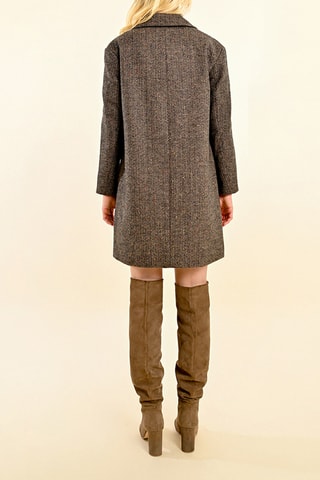 Manteau en laine - Gris - Molly Bracken