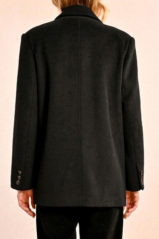 Manteau en laine - Noir - Molly Bracken