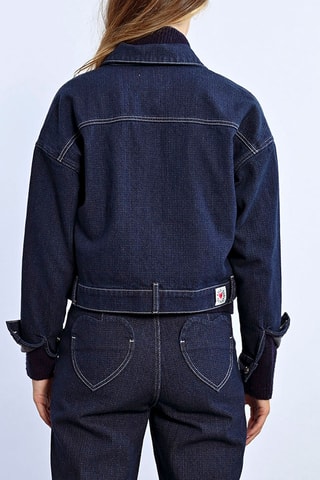 Veste en jean - Bleu foncé - Lili Sidonio