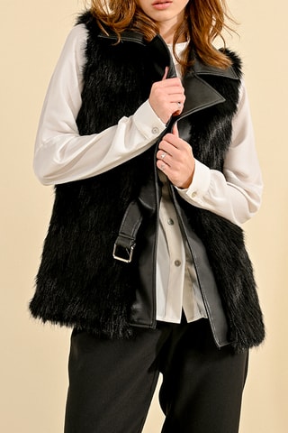 Gilet sans manches - Noir - Molly Bracken