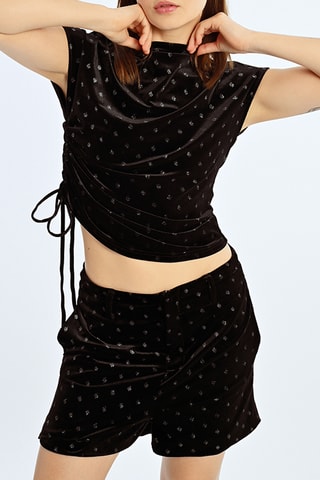 Crop top - Noir - Lili Sidonio