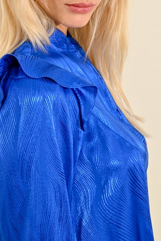 Robe trapèze - Bleu roi - Lili Sidonio