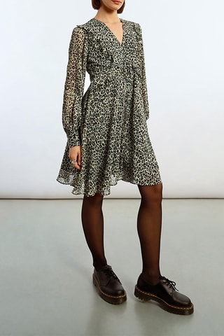 Robe trapèze - Blanc et noir - Lili Sidonio