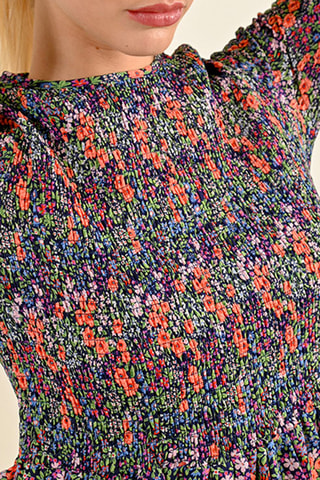 Robe midi - Bleu marine - Lili Sidonio