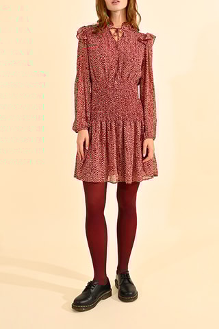 Robe patineuse - Bordeaux - Molly Bracken