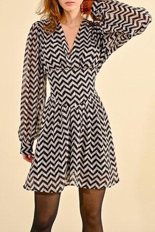 Robe - noir et blanc - Molly Bracken