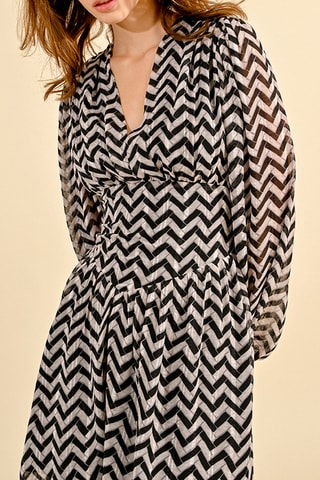 Robe - noir et blanc - Molly Bracken