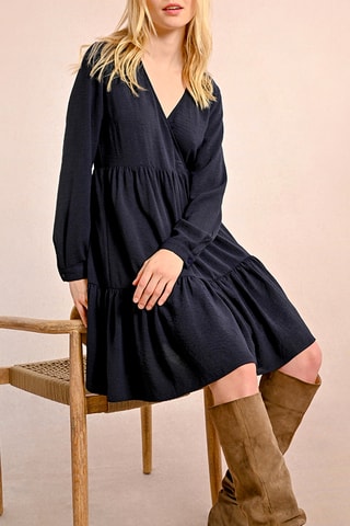 Robe patineuse - Bleu marine - Molly Bracken