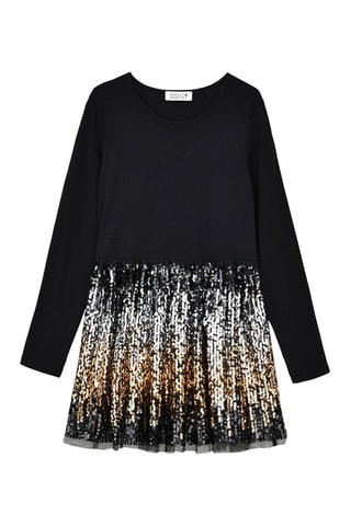 Robe trompe-l'œil - Noir - Molly Girl