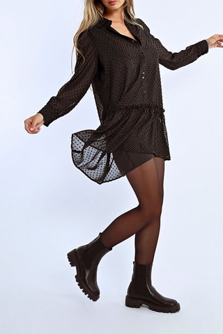 Robe taille basse - Noir - Lili Sidonio