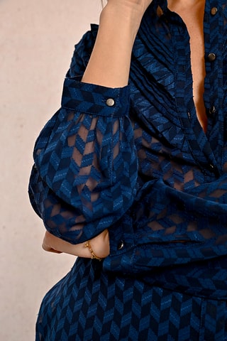 Chemisier - Bleu marine - Molly Bracken