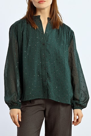 Chemisier - Vert foncé - Lili Sidonio