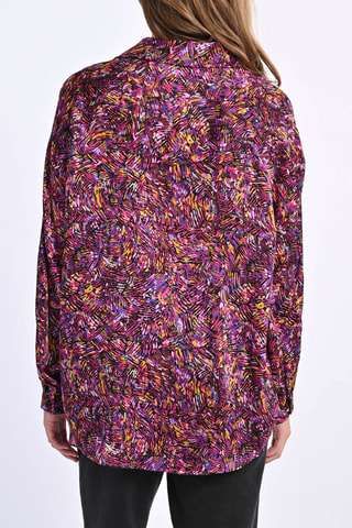Chemisier - Noir et violet - Lili Sidonio