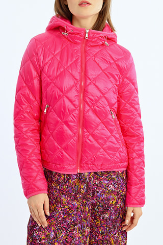Doudoune à capuche - Fuchsia - Lili Sidonio