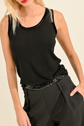 Débardeur - Noir - Lili Sidonio