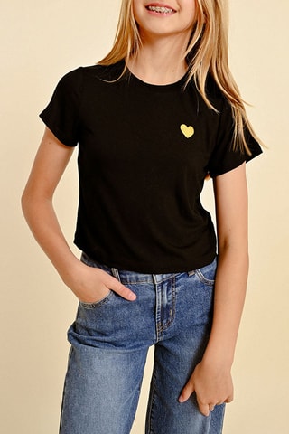 T-shirt - Noir - Molly Girl