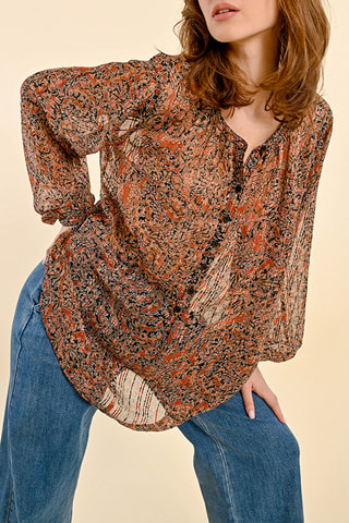 Blouse - Marron - Molly Bracken