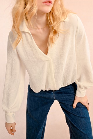 Blouse - Beige - Molly Bracken