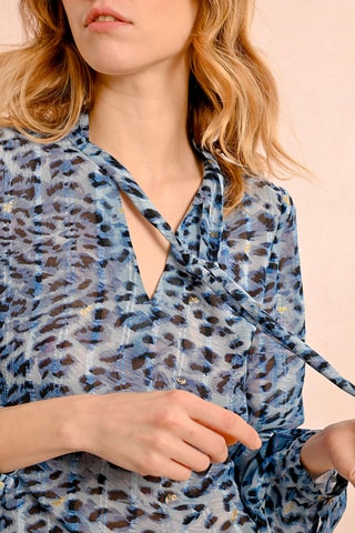 Blouse - Bleu - Molly Bracken