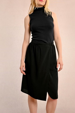 Jupe portefeuille - Noir - Molly Bracken