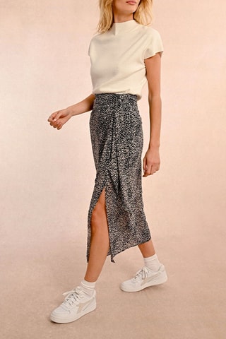 Jupe portefeuille - Noir - Molly Bracken