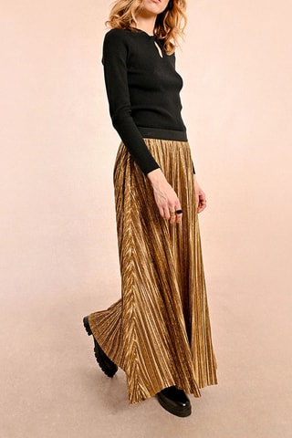 Jupe plissée - Doré - Molly Bracken