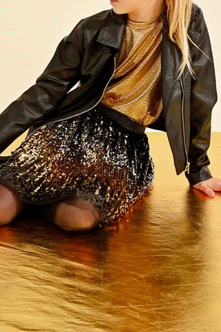 Jupe patineuse - Noir - Molly Girl