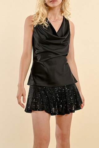 Jupe volantée - Noir - Molly Bracken