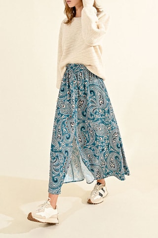 Jupe longue - Bleu - Molly Bracken