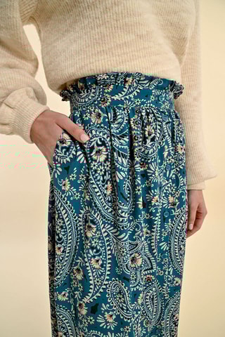 Jupe longue - Bleu - Molly Bracken