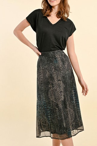 Jupe midi - Noir - Molly Bracken