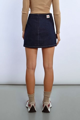 Jupe droite - Bleu foncé - Lili Sidonio