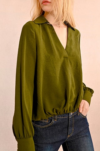 Top - Vert olive - Molly Bracken