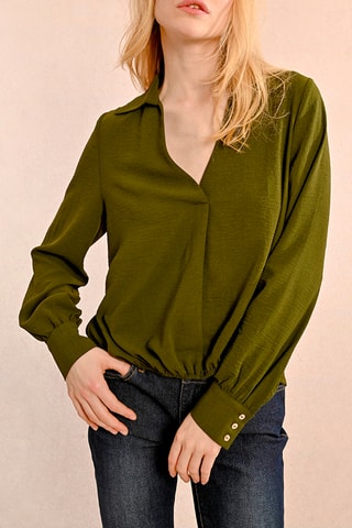 Top - Vert olive - Molly Bracken