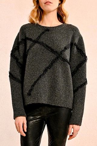 Pull - Gris foncé - Molly Bracken