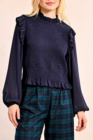 Top - Bleu marine - Molly Bracken