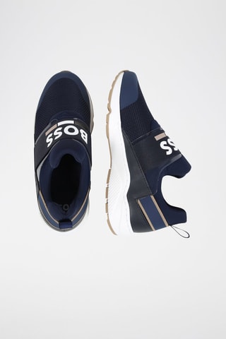 Slip-on - Bleu marine et blanc - Boss