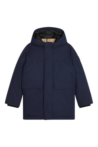 Parka à capuche - Bleu marine - Boss