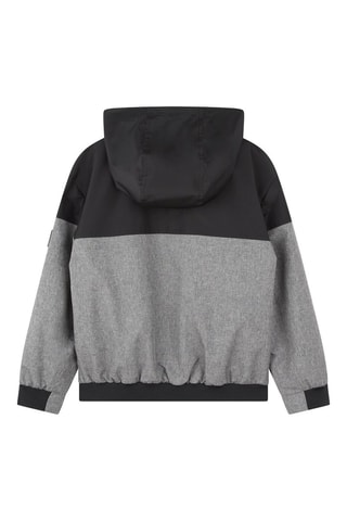 Coupe-vent à capuche - Noir et gris - Boss