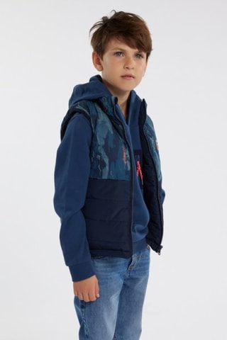 Coupe-vent à capuche - Bleu - Timberland