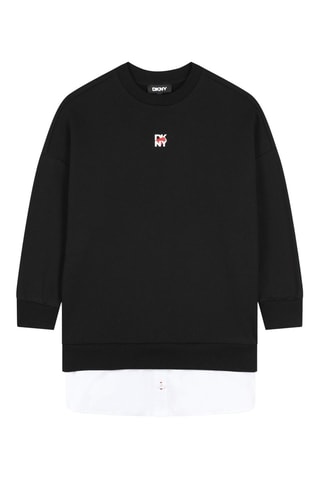 Robe trompe-l'œil - Noir - DKNY