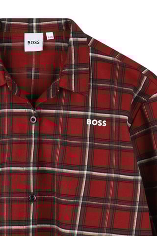 Robe chemise - Rouge - Boss
