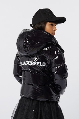 Doudoune à capuche - Noir - Karl Lagerfeld