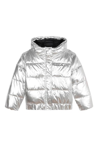 Doudoune à capuche - Argenté - Karl Lagerfeld