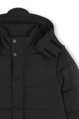 Doudoune longue à capuche - Noir - Hugo