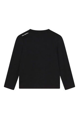 T-shirt en coton biologique - Noir - Karl Lagerfeld