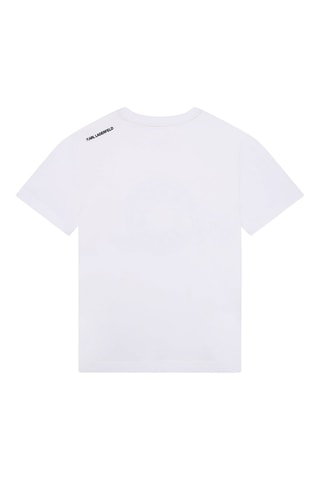 T-shirt en coton biologique - Blanc - Karl Lagerfeld 
