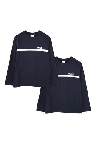 2 t-shirts - Bleu marine - Boss