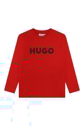 T-shirt en coton biologique - Rouge - Hugo